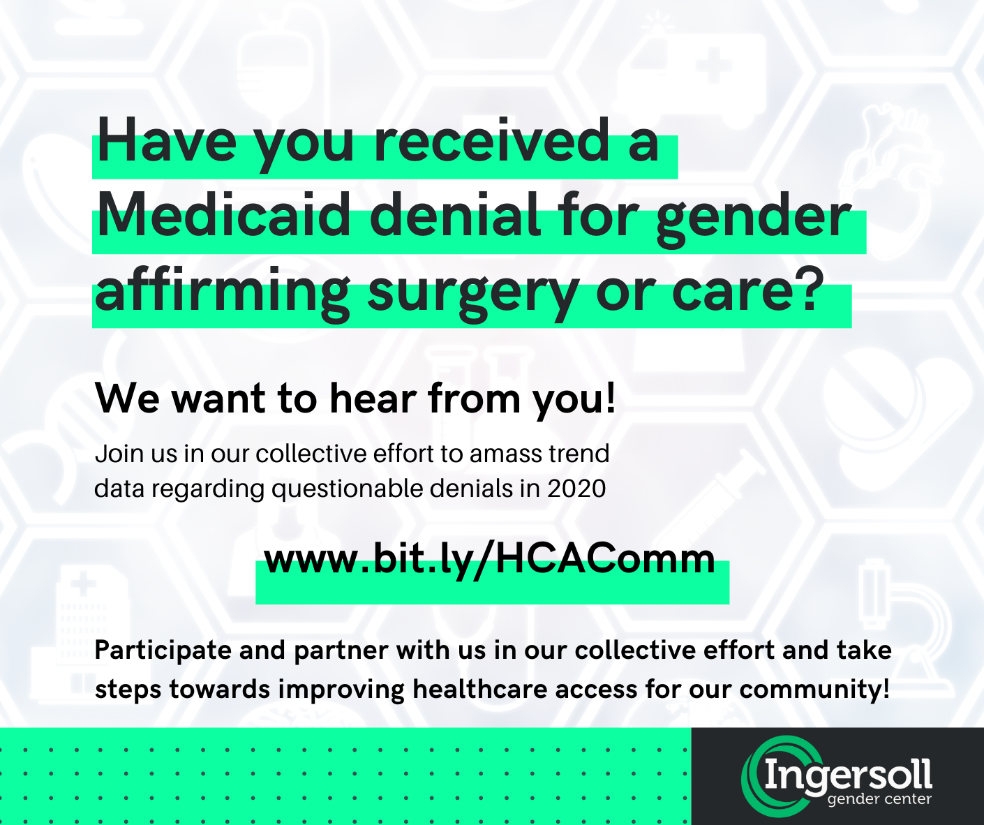 Have you received a Medicaid Denial for Gender Affirming Surgery_Care_ Have you received a Medicaid Denial for Gender Affirming Surgery_Care_